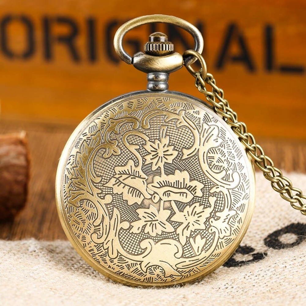 Native American Pocket Watch NEW Indian Chief Gift Unique Vintage - Picture 4 of 4